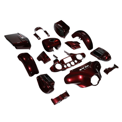 HR3 Twisted Cherry Complete Body Fairing Kit For Harley CVO Street Glide FLHXSE 14-23