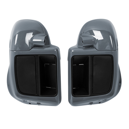 APPLE GREEN / GUNSHIP GRAY LOWER FAIRING KIT W/S P 14UP TOUR