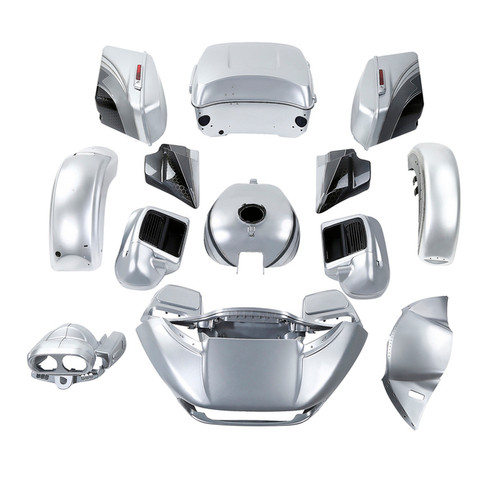 SILVER/BLACK HONEYCOMB FADE CUS BODYKIT ROAD GLIDE LIMITED