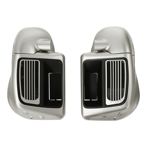 HR3 Silver Fortune / Sumatra Brown Vented Lower Fairing Kit For Harley Touring Models 2014-2023 (Fits water cooled models)