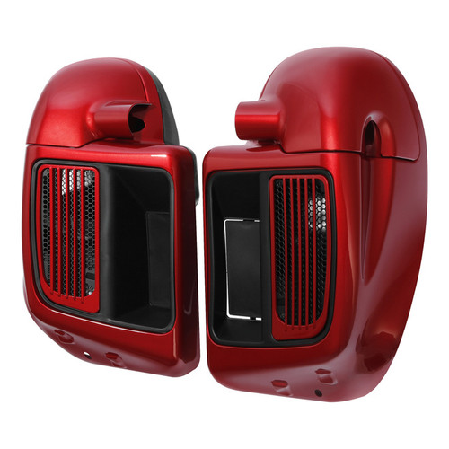 WICKED RED/BARRACUDA SILVER LOWER FAIRING KIT TOURING (WATER