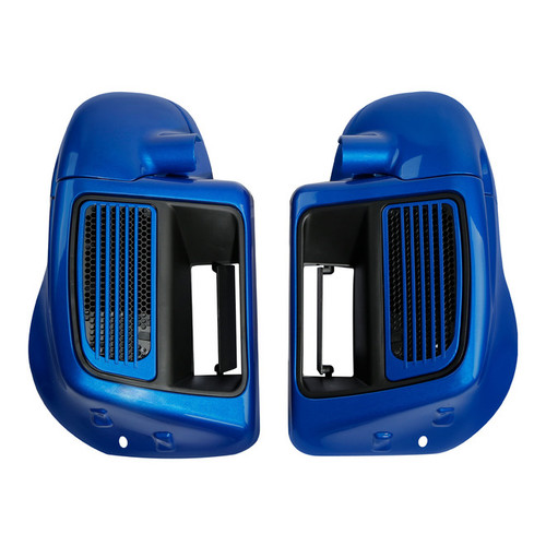 ELECTRIC BLUE/SILVER FORTUNE/LOWER FAIRING KIT WATER COOLED