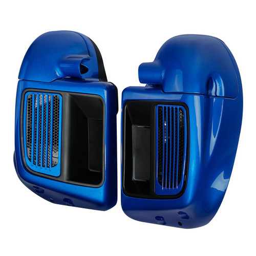 ELECTRIC BLUE/SILVER FORTUNE/LOWER FAIRING KIT WATER COOLED