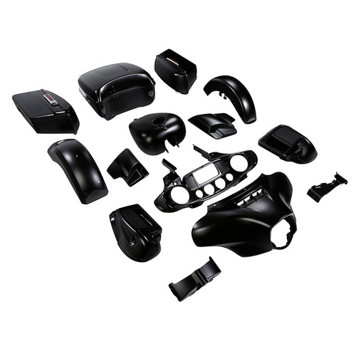 HR3 Black Denim Complete Body Fairing Kit For Harley Ultra Limited FLHTK 14-23