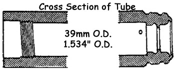 FORK SLIDER TUBES FOR BIG TWIN &amp; SPORTSTER