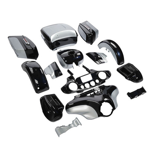 MIDNIGHT BLUE/BARRACUDA SILVER OEM COLOR BODYKIT FOR UC 14UP