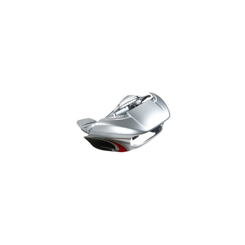 CANDY RED / SILVER HONEYCOMB FADE / OUTER AND INNER FAIRING