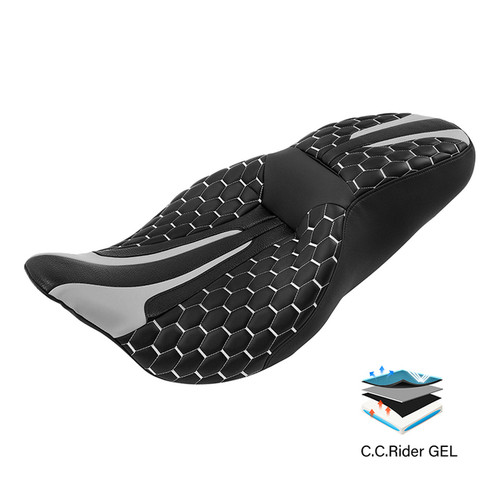 S03-17-GWH OCTOGON HIGHWAY ONE-PIECE SEAT 08-UP FL