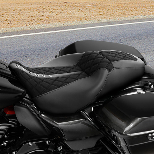S03-22-BK ONE-PIECE 2-UP SEAT 08-UP FL