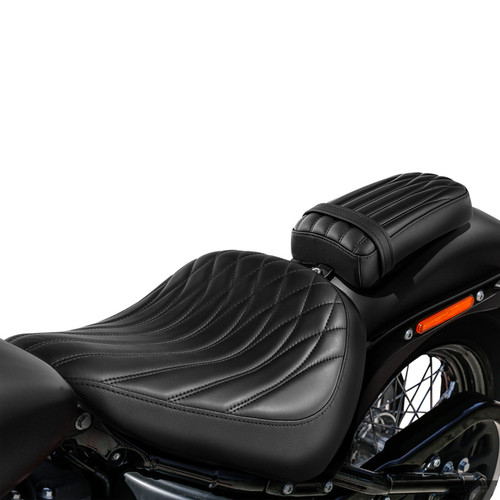 S08-02F-BK RIDER SEAT 18-UP FXBB AND FXST