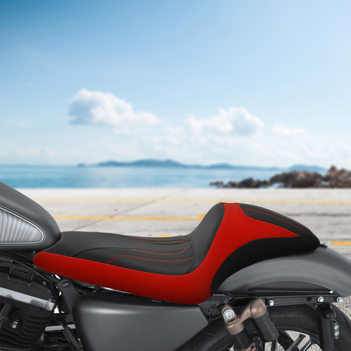 S14-01-RD ONE-PIECE SEAT 04-UP SPORTSTER