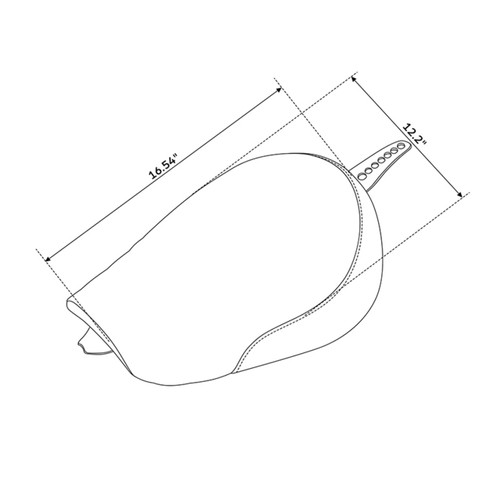 S20-01-BR SOLOSEAT 10-UP XL(XL1200NS/XL883N/XL1200CX/XL1200X