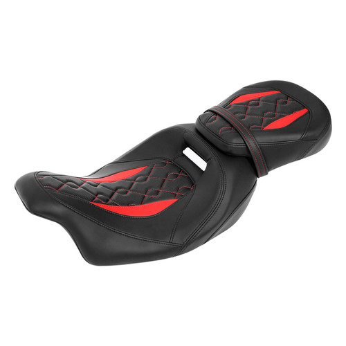 SC231-21-RD TWO-PIECE 2-UP SEAT 09-UP TOURING CVO