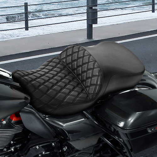 SC53-01-BK ONE-PIECE 2-UP SEAT 09-UP FL TOURING AND TRIKE.
