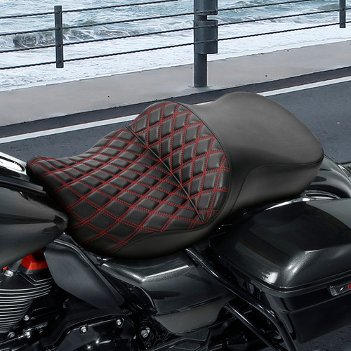 SC53-01-BR ONE-PIECE 2-UP SEAT 09-UP FL TOURING AND TRIKE.