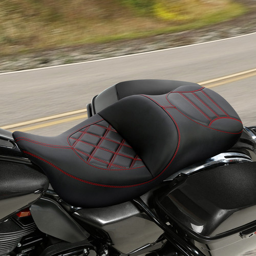 SC53-11-BR ONE-PIECE 2-UP SEAT 09-UP FL TOURING AND TRIKE.