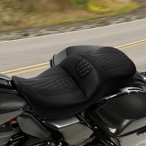 SC53-13-BK ONE-PIECE 2-UP SEAT 09-UP FL TOURING AND TRIKE.