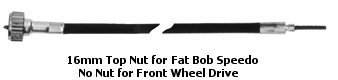 OE TYPE SPEEDOMETER CABLES FOR ALL MODELS
