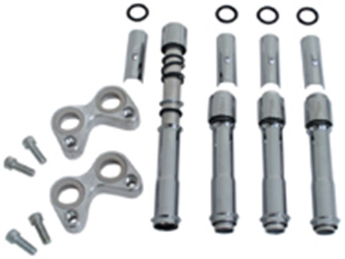 COLLAPSIBLE PUSHROD COVER KIT FOR SPORTSTER 1991/LATER