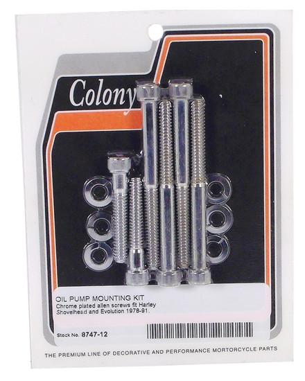 OIL PUMP MOUNTING HARDWARE KITS FOR BIG TWIN &amp;  SPORTSTER