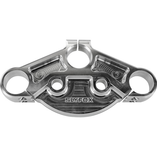 Slyfox #SF1000-1 - Triple Clamp - 49 mm - Upper - '14+ FLH - Raw