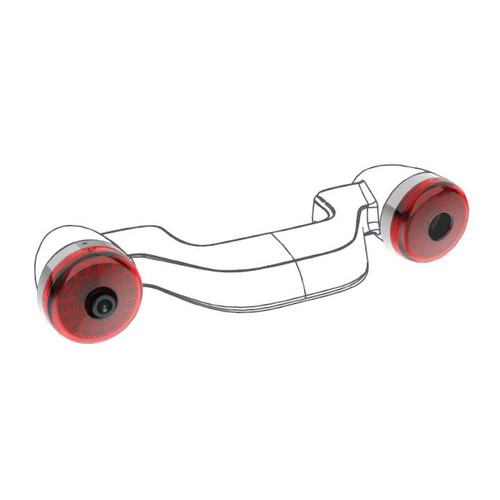 Precision Power Wireless Rear View Camera for H.D. Tail Light Bar; 720P V2 Only