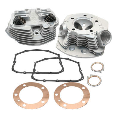 S&S Cycle #106-0414 - Head, Kit, Stock Bore, 1948-'65 Style, Single Plug, Internal Oil, Natural, 1966-'84 bt
