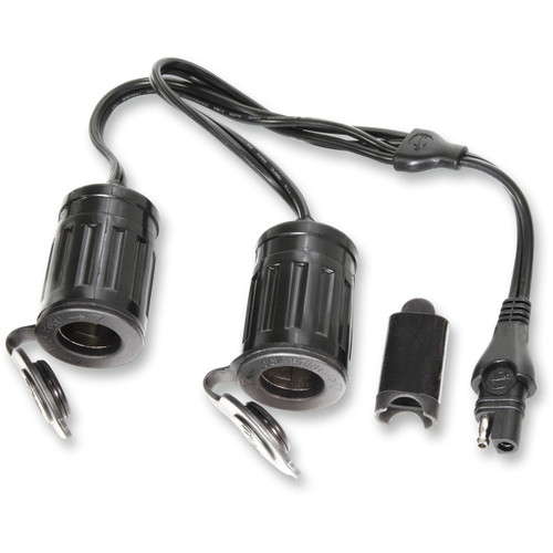 Tecmate #O-26 - Y-Splitter - SAE to Dual Socket Adapter