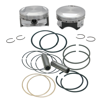 S&S Cycle #92-1581 - Piston, Set, 4-1/8" x 4-5/8", +.010", RD, Packaged, .927" WP, LSF, 1984-up bt