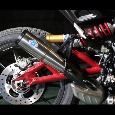 S&S Cycle #550-0962 - Muffler, Kit, Slip On, Grand National, EC Approved, FTR1200 Indian