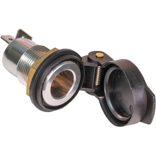 Tecmate #O-18S - DIN Socket - Panel Mount - Flip Cap