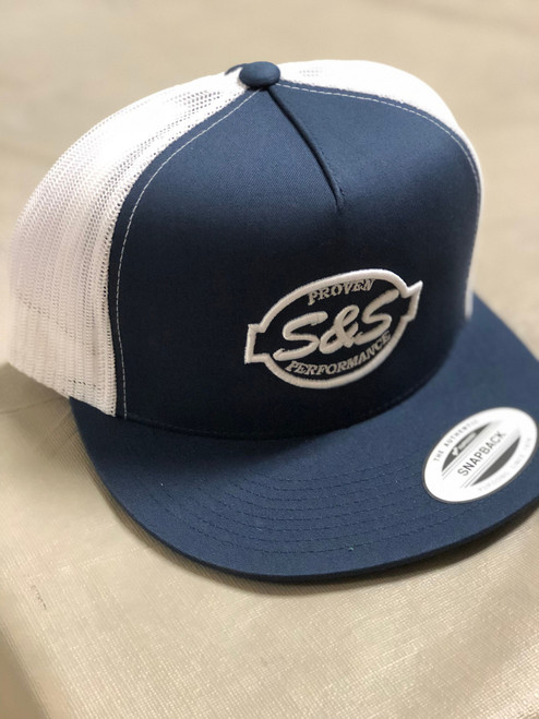 S&S Cycle #510-0736 - Hat, Trucker, S&S Cycle, Snapback, One Size Fits All, Matte Navy