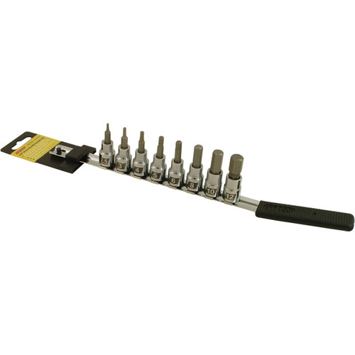 Cruztools #ME38HBS - Socket Bit Set - Hex - Metric