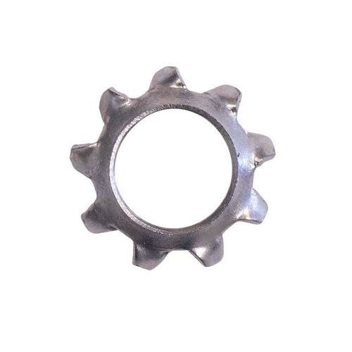 S&S Cycle #106-3848 - Washer, Countersunk, External Tooth, 1/4" x 1/2", Cadmium Plated, Steel