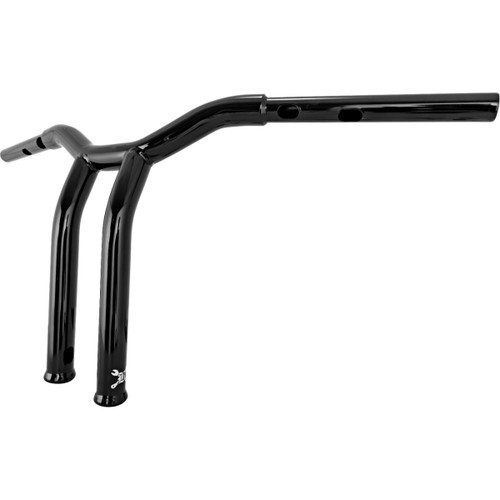 Burly Brand #B12-6082B - Dominator Handlebar - Touring/Softail - 12" - Black