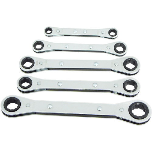 Lang Tools #RB-5 - Wrench Set - Ratcheting - SAE