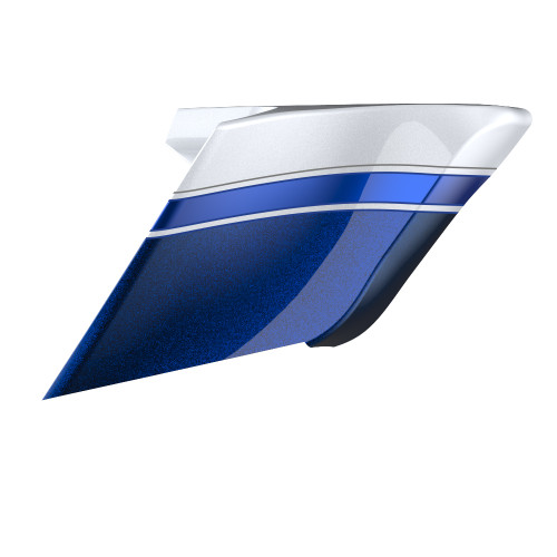 ABS CVO Style Stretched Side Cover for 2014-2023 Harley Davidson Touring — Arctic Blast