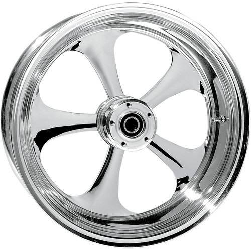 RC Components #16350-9970-92C - Wheel - Nitro - Rear - Single Disc/without ABS - Chrome - 16x3.5