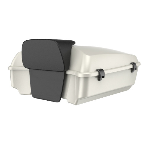 Advanblack Chopped Rear Tour Trunk Pack For '97-'26 Harley Touring / Softail — Bonneville Salt Pearl