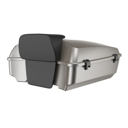 Advanblack Chopped Rear Tour Trunk Pack For '97-'26 Harley Touring / Softail — Pewter Pearl