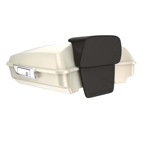 Advanblack Razor Rear Tour Trunk Pack For '97-'26 Harley Touring / Softail — Golden White Pearl