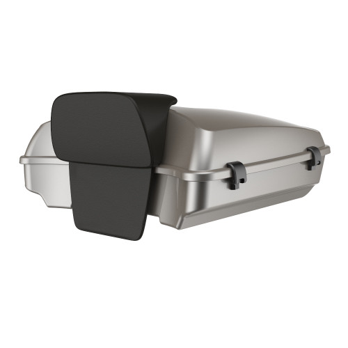 Advanblack Razor Rear Tour Trunk Pack For '97-'26 Harley Touring / Softail — Pewter Pearl