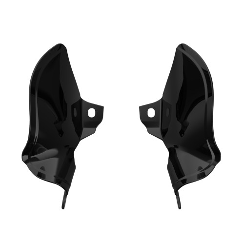 ABS PLASTIC Mid Frame Air Deflector FOR '18-'24 HARLEY Lower Rider Street Bob — Midnight Firestorm