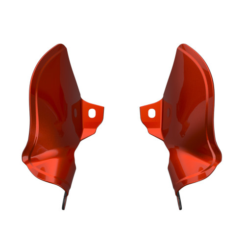 ABS PLASTIC Mid Frame Air Deflector FOR '18-'24 HARLEY Lower Rider Street Bob — Whiskey Firestorm