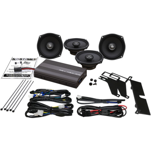 Hogtunes #REV 450U KIT-AA - 4-Speaker/200W Amplifier Kit