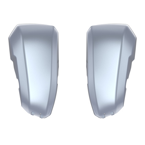 Advanblack 2024 Style Lower Fairings for ‘14-’23 Harley Touring — Atlas Silver Metallic