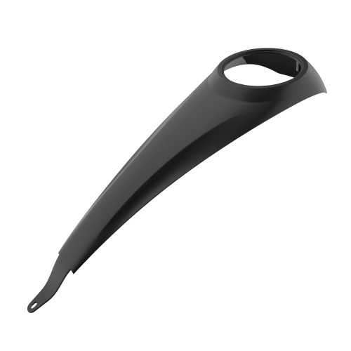Advanblack Color Matched Tank Dash Console for '23.5-Later Harley Touring models — Unpainted