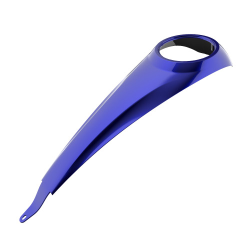 Advanblack Color Matched Tank Dash Console for '23.5-Later Harley Touring models — Blue Streak