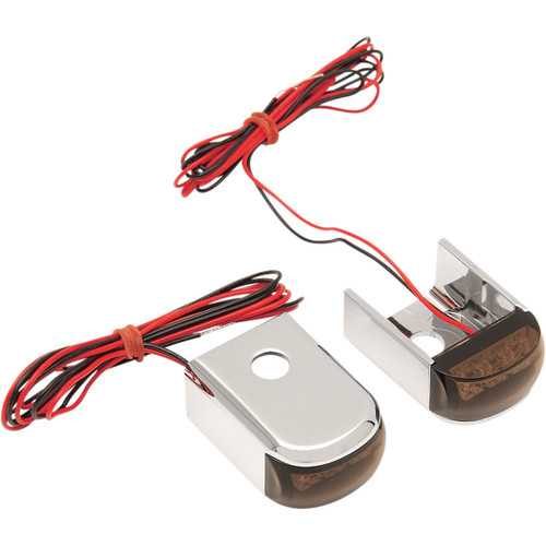 Alloy ART #DSL-2 - Strut Light - LED - Red/Smoke - Chrome