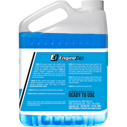 Engine ICE #10850 - Premixed Motorcycle Coolant - 64 US fl oz.